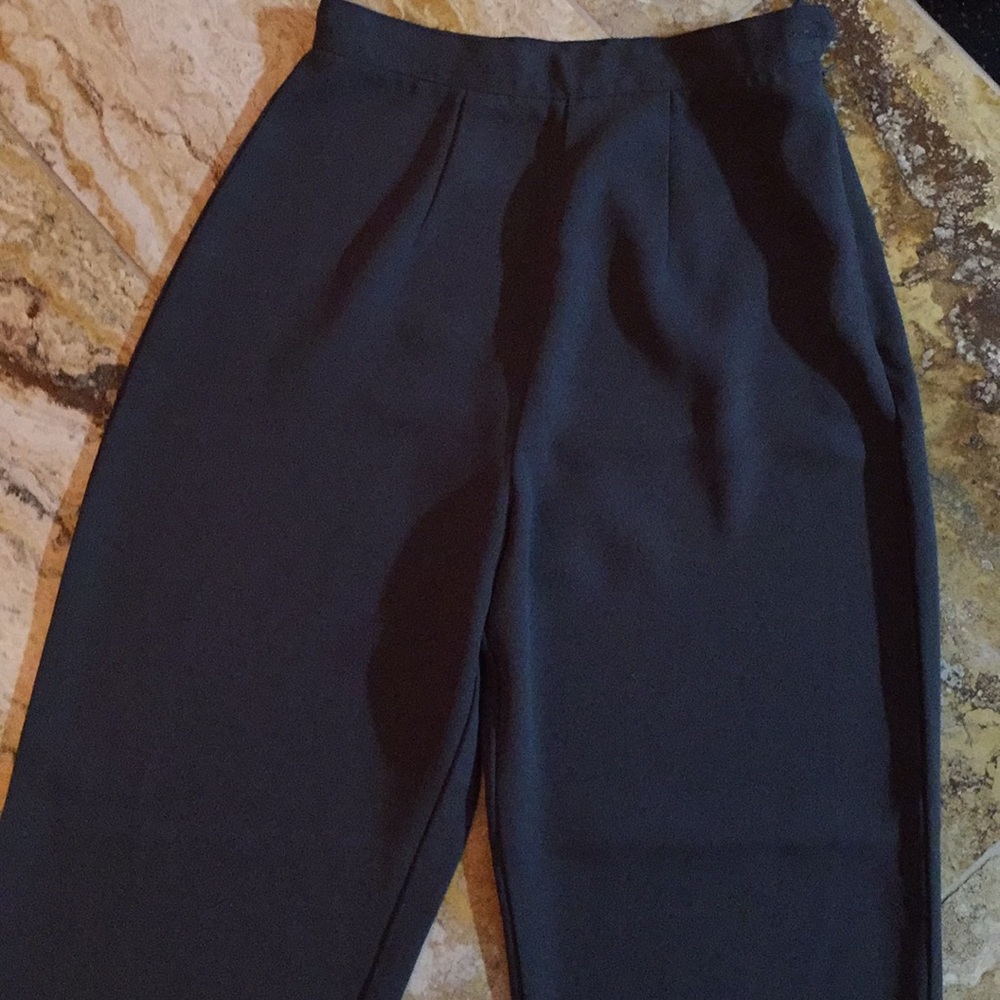 Ming Chun Relaxed Fit Charcoal Gray Dress Slacks View 2